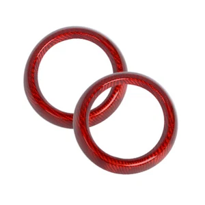 Carbon Fiber Air Vent Outlet Ring Cover Trim Fit For Chevy Camaro 16-2021 - Bild 1 von 3