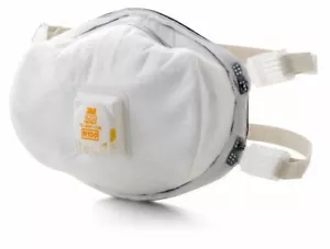 1-3M 8233 N100 Partikel Atemschutz Gesichtsmaske mit Kühlfluss Ausatmungsventil - Bild 1 von 2