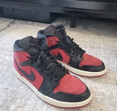 Nike Air Jordan 1 Mid Banned 2018 talla 12  Foto 1 de 4