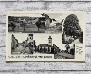 AK Gruß Rinklingen Bretten Gasthaus Adler Kirche Architektur Postkarte Vintage - Bild 1 von 2