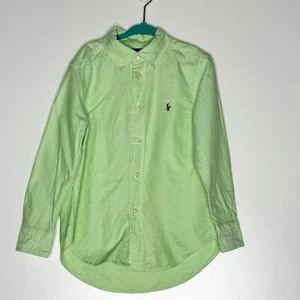 Polo Ralph Lauren Oxford Button Down Long Sleeve Shirt Toddler Boys Size 5 - Picture 1 of 5
