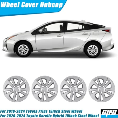 For 2016-2022 Toyota Prius 15'' Wheel Rim 15" Hubcap Set Of 4 Wheel Covers  - Image 1 of 4