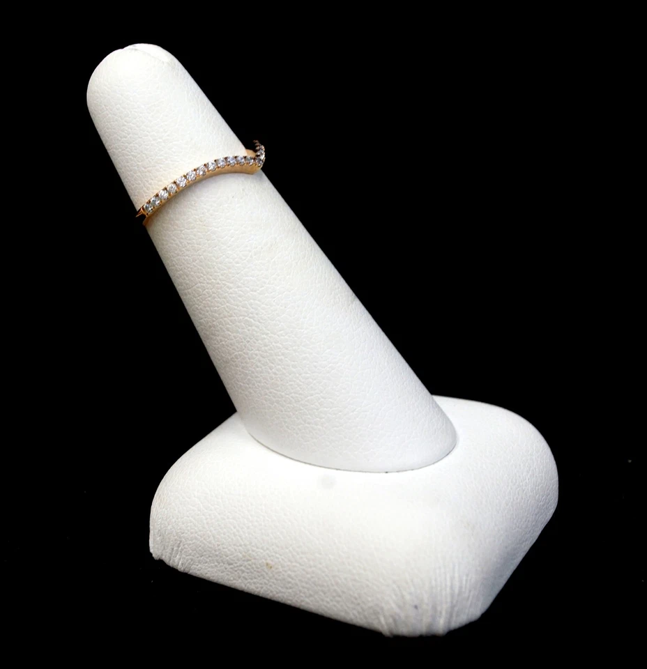 PANDORA Timeless Collection ALE Rose Gold Plate Sparkling Wishbone Ring 186316CZ - Image 1 of 4