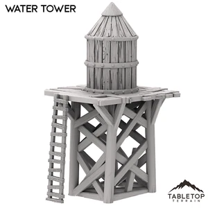 Torre de agua - Old Wild Western Rush - Wild West Terrain Wargaming - Imagen 1 de 5