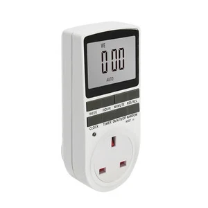 Digital Timer Switch Socket Digital Electronic Timer Switch LCD Display E5K4 - Picture 1 of 8