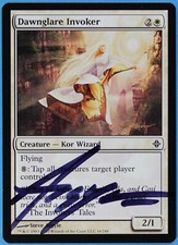Dawnglare Invoker Rise of the Eldrazi NM Artist Signed CARD (s1343) ABUGames