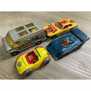 Vintage Druckguss Spielzeugauto Lot - Corgi, Marx & mehr sehr sammelwürdig mehrfarbig - Bild 1 von 13