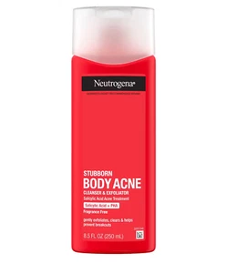 Neutrogena Stubborn Body Acne Cleanser & Exfoliator - Acne Treatment, 8.5 fl oz - Picture 1 of 4