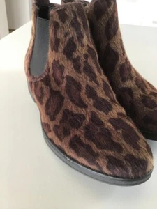 catwalk deichmann chelsea boots 38 kunstfell pony rotbraun boho blogger - Bild 1 von 7