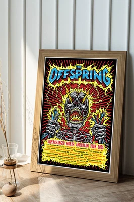 The Offspring Supercharged North American Tour 2025 Poster