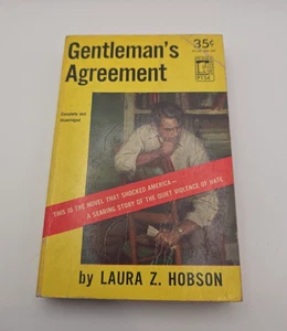 Gentleman's Agreement by Laura Z. Hobson 1952 Permabooks P154 - Bild 1 von 6