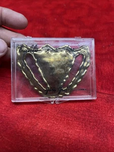 GARY GAIL SCHNALLE IN EINER BOX SCHAL GÜRTEL SLIKE SCHNALLE GOLDFARBEN METALL (k9) - Bild 1 von 6