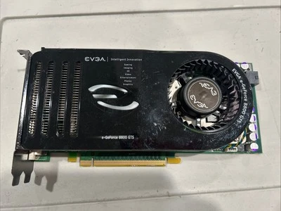 EVGA E-GEFORCE 8800 GTS 640MB VIDEO GRAPHICS CARD PCI-E 640-P2-N821-AR - Image 1 of 4