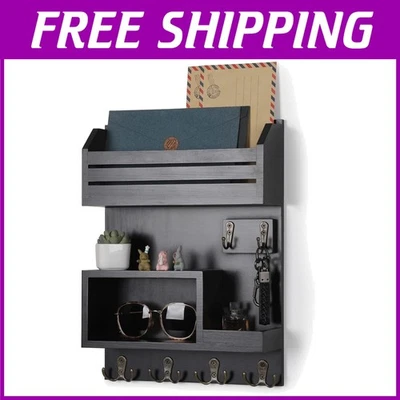 Rustic Key Holder Wall Organizer - Image 1 of 4