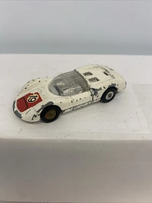 Corgi Juniors Wizzwheels White Porsche Carrera 6 Black Wheel Diecast Racecar - Image 1 of 4