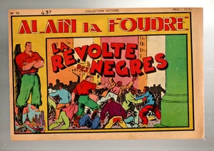 Collection VICTOIRE n°25. ALAIN LA FOUDRE. La révolte des nègres. SAGE 1947 - Picture 1 of 1