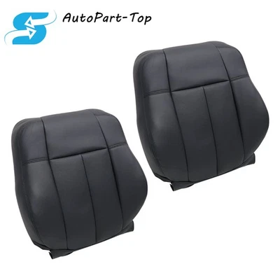 Cubierta de asiento de cuero para conductor y pasajero negra para Infiniti M35 M45 2006-2010 Foto 1 de 4