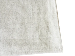 1 Linen Blend Curtain Panel Drape Natural Beige Speckled 92 Long Single High End - Picture 1 of 5