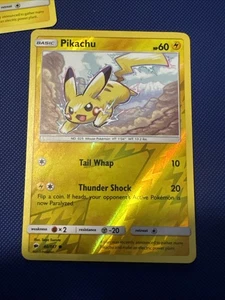 Pikachu 40/147 Sm-Burning Shadows Reverse Holo - Picture 1 of 1