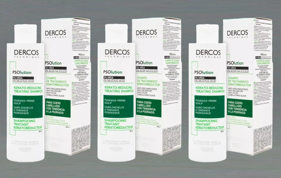 Vichy Dercos PSolution Anti-Dandruff Psoriasis Shampoo 200 ml