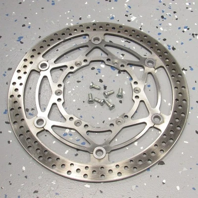 ¡RECTO! Conjunto de rotor de freno delantero OEM Suzuki. *¡BONITO! Disco 05-24 DRZ400SM DRZ400 Foto 1 de 4
