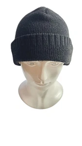 Sombrero de poliéster de invierno unisex negro - Imagen 1 de 5