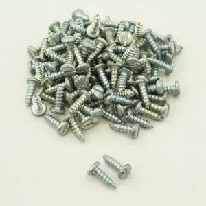 American Screw Company TS57 #14 Tapping Screws 3/4" Slotted Zinc-Plated 104pcs - Picture 1 of 4