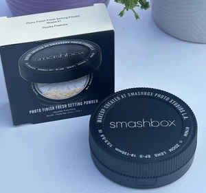 SMASHBOX Photo Finish Fresh Setting Powder SHADE 01 LIGHT 0.42OZ * NEW IN BOX * - Picture 1 of 3