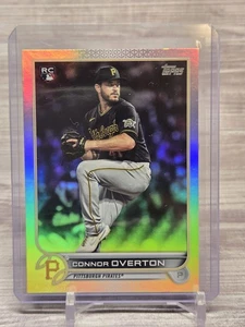 MF 2022 TOPPS SERIES 2 Silver Foil #339  CONNOR OVERTON Pittsburgh Pirates  - Picture 1 of 2