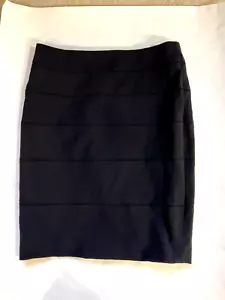 Escada Womens Straight and Pencil Skirt Black Size 32 Zippers Quiet Luxury - Picture 1 of 5