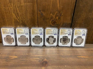 2023 (MS/PF/RP70) Six 6-Coin Set $1 Morgan & Peace Dollar Early Releases  NGC - Picture 1 of 18