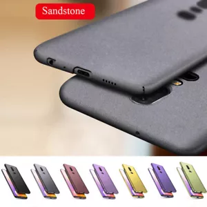 For OnePlus 9 1+ 7T Pro 7 6T 6 5T 5 Matte Sandstone Ultra Slim Hard Case Cover - Picture 1 of 15