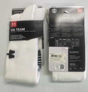 Under Armour UA Team wadenhohe Socken, Large (Herrenschuh 9-12,5), 2 Paar - Bild 1 von 2