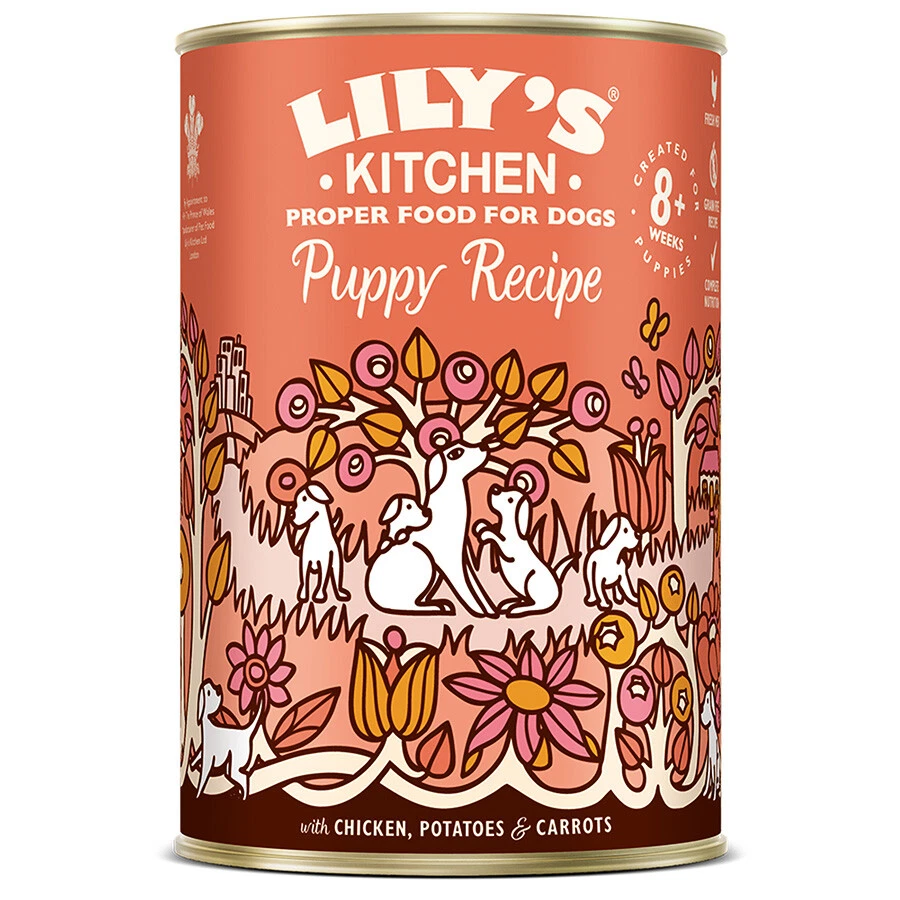 Lily's Kitchen Puppy Wet Dog Food with Chicken Recipe - 400g - Bild 1 von 1