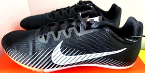 NIKE ZOOM RIVAL M9 AH1020-007 TRACK SHOES Size 6.5 Black NEW IN BOX! - Picture 1 of 5