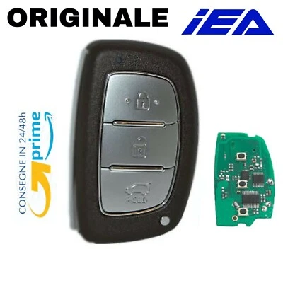 CHIAVE TELECOMANDO PER  HYUNDAI CON ELETTRONICA 4Mhz CHIP PCF7945A PCF7953A .. - Immagine 1 di 3