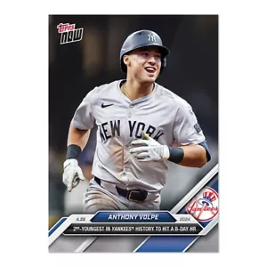 2024 MLB Topps NOW 130 ANTHONY VOLPE NEW YORK YANKEES  PRESALE - Picture 1 of 2