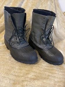 Lacrosse Green Leather Iceman Boots Sz 10 Ice Fishing ,Hunting ,Duck Snowmobile - Picture 1 of 11