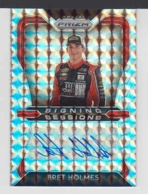 BRET HOLMES - 2020 - PANINI PRIZM  SILVER MOSAIC PRIZM  /99  AUTO RC # SS-BH - Image 1 of 2