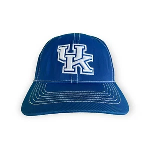 UK University of Kentucky Wildcats Ballmütze Kappe blau weiß volle Passform Einheitsgröße S/M - Bild 1 von 7