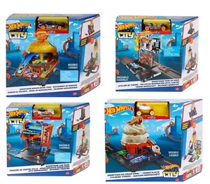 Hot Wheels City Rallye-Set Eiswirbel/Parkplatz/Burger Drive Restaurant- 1 Stück - Bild 1 von 22