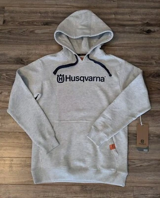 Neu mit Etikett Husqvarna Xplorer Spa Hoodie Herren Luchs grau Sweatshirt - S - Bild 1 von 4