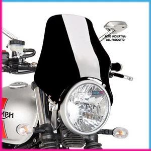 PUIG CUPOLINO UNIV. NAKED PER YAMAHA YBR125 CUSTOM 08-13 NERO - Foto 1 di 1