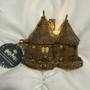 POTTERY BARN HARRY POTTER LIGHT-UP ORNAMENT ~ HAGRIDS HUT - Picture 1 of 9