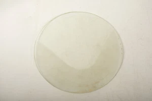 Vintage NoGlare Headlight Lens (HSE-7) 8.25" (JSF6) V Shaped Shading Clear - Picture 1 of 10