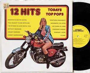 12 HITS Todays Top Pops LP Gold Award CHEESECAKE hotsy schatzy GGA torpedoes - Imagen 1 de 5