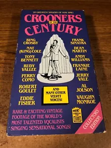 Crooners Of The Century VHS VCR Video Tape Used - Picture 1 of 6