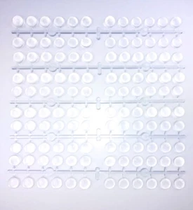  120 Color dots transparent - zur Farbkennzeichnung für Tiegel - Picture 1 of 1