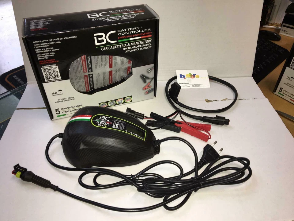 BC Battery 3500 Evo + Charge&test 12V 3.5A/1A Chargeur de Numérique Et Testeur - Photo 1/1