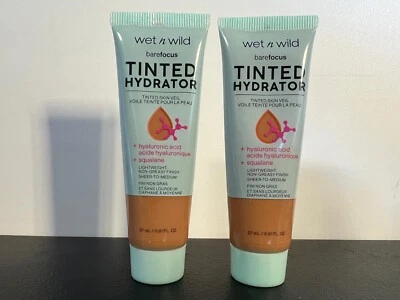 Lot Of 2 Wet n Wild Barefocus Tinted Hydrator Shade Medium Deep Brand New Sealed - Image 1 of 2